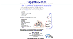 Desktop Screenshot of haggettsmarine.com